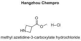 methyl azetidine-3-carboxylate hydrochloride