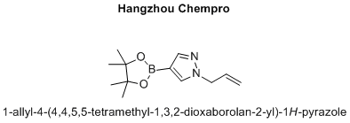 1-allyl-4-(4,4,5,5-tetramethyl-1,3,2-dioxaborolan-2-yl)-1H-pyrazole