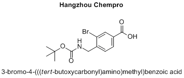 3-bromo-4-(((tert-butoxycarbonyl)amino)methyl)benzoic acid