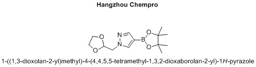 1-((1,3-dioxolan-2-yl)methyl)-4-(4,4,5,5-tetramethyl-1,3,2-dioxaborolan-2-yl)-1H-pyrazole