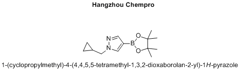 1-(cyclopropylmethyl)-4-(4,4,5,5-tetramethyl-1,3,2-dioxaborolan-2-yl)-1H-pyrazole