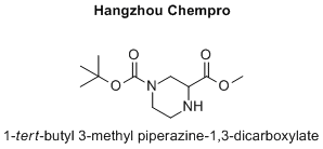 1-tert-butyl 3-methyl piperazine-1,3-dicarboxylate