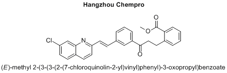(E)-methyl 2-(3-(3-(2-(7-chloroquinolin-2-yl)vinyl)phenyl)-3-oxopropyl)benzoate