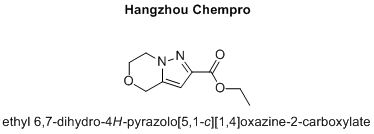 ethyl 6,7-dihydro-4H-pyrazolo[5,1-c][1,4]oxazine-2-carboxylate