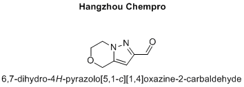 6,7-dihydro-4H-pyrazolo[5,1-c][1,4]oxazine-2-carbaldehyde