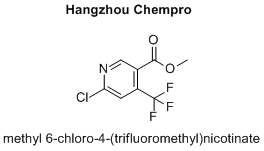 methyl 6-chloro-4-(trifluoromethyl)nicotinate