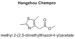 methyl 2-(2,5-dimethylthiazol-4-yl)acetate