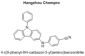 4-((9-phenyl-9H-carbazol-3-yl)amino)benzonitrile