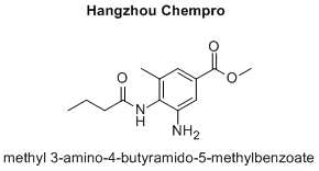 methyl 3-amino-4-butyramido-5-methylbenzoate