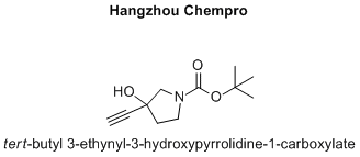 tert-butyl 3-ethynyl-3-hydroxypyrrolidine-1-carboxylate