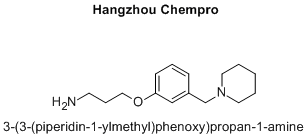 3-(3-(piperidin-1-ylmethyl)phenoxy)propan-1-amine