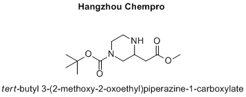 tert-butyl 3-(2-methoxy-2-oxoethyl)piperazine-1-carboxylate