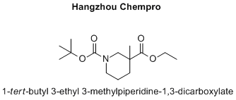1-tert-butyl 3-ethyl 3-methylpiperidine-1,3-dicarboxylate