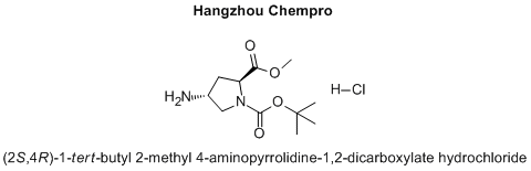 (2S,4R)-1-tert-butyl 2-methyl 4-aminopyrrolidine-1,2-dicarboxylate hydrochloride