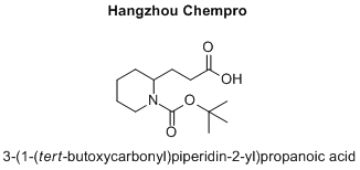 3-(1-(tert-butoxycarbonyl)piperidin-2-yl)propanoic acid