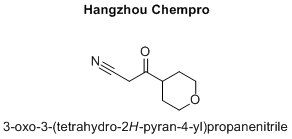3-oxo-3-(tetrahydro-2H-pyran-4-yl)propanenitrile