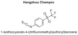 1-isothiocyanato-4-((trifluoromethyl)sulfonyl)benzene