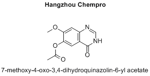 7-methoxy-4-oxo-3,4-dihydroquinazolin-6-yl acetate