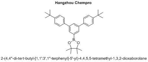 2-(4,4''-di-tert-butyl-[1,1':3',1''-terphenyl]-5'-yl)-4,4,5,5-tetramethyl-1,3,2-dioxaborolane