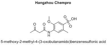 5-methoxy-2-methyl-4-(3-oxobutanamido)benzenesulfonic acid