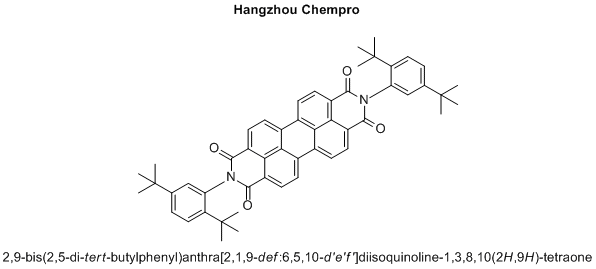 2,9-bis(2,5-di-tert-butylphenyl)anthra[2,1,9-def:6,5,10-d'e'f']diisoquinoline-1,3,8,10(2H,9H)-tetraone