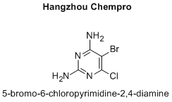 5-bromo-6-chloropyrimidine-2,4-diamine