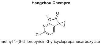methyl 1-(6-chloropyridin-3-yl)cyclopropanecarboxylate
