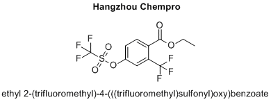 ethyl 2-(trifluoromethyl)-4-(((trifluoromethyl)sulfonyl)oxy)benzoate