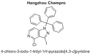 4-chloro-3-iodo-1-trityl-1H-pyrazolo[4,3-c]pyridine