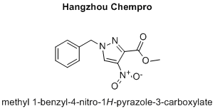 methyl 1-benzyl-4-nitro-1H-pyrazole-3-carboxylate