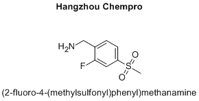 (2-fluoro-4-(methylsulfonyl)phenyl)methanamine