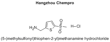 (5-(methylsulfonyl)thiophen-2-yl)methanamine hydrochloride