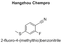 2-fluoro-4-(methylthio)benzonitrile