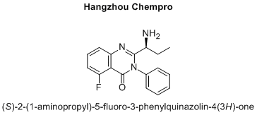 (S)-2-(1-aminopropyl)-5-fluoro-3-phenylquinazolin-4(3H)-one