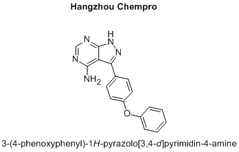 3-(4-phenoxyphenyl)-1H-pyrazolo[3,4-d]pyrimidin-4-amine