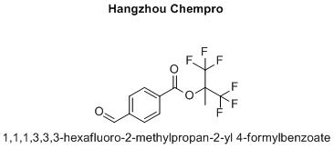 1,1,1,3,3,3-hexafluoro-2-methylpropan-2-yl 4-formylbenzoate