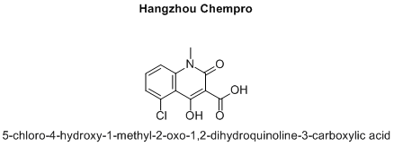 5-chloro-4-hydroxy-1-methyl-2-oxo-1,2-dihydroquinoline-3-carboxylic acid