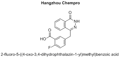 2-fluoro-5-((4-oxo-3,4-dihydrophthalazin-1-yl)methyl)benzoic acid