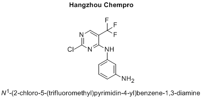 N1-(2-chloro-5-(trifluoromethyl)pyrimidin-4-yl)benzene-1,3-diamine
