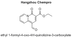 ethyl 1-formyl-4-oxo-4H-quinolizine-3-carboxylate