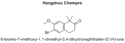 6-bromo-7-methoxy-1,1-dimethyl-3,4-dihydronaphthalen-2(1H)-one