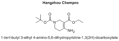 1-tert-butyl 3-ethyl 4-amino-5,6-dihydropyridine-1,3(2H)-dicarboxylate