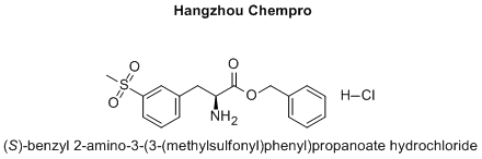 (S)-benzyl 2-amino-3-(3-(methylsulfonyl)phenyl)propanoate hydrochloride
