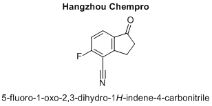 5-fluoro-1-oxo-2,3-dihydro-1H-indene-4-carbonitrile