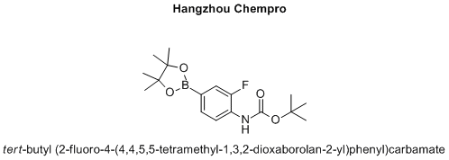 tert-butyl (2-fluoro-4-(4,4,5,5-tetramethyl-1,3,2-dioxaborolan-2-yl)phenyl)carbamate