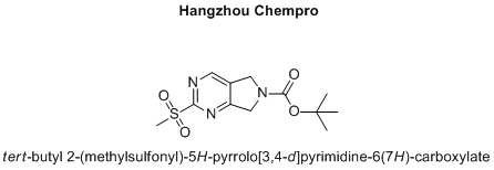 tert-butyl 2-(methylsulfonyl)-5H-pyrrolo[3,4-d]pyrimidine-6(7H)-carboxylate