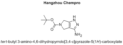 tert-butyl 3-amino-4,6-dihydropyrrolo[3,4-c]pyrazole-5(1H)-carboxylate