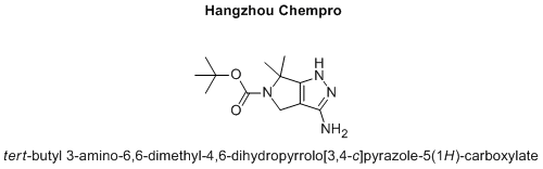 tert-butyl 3-amino-6,6-dimethyl-4,6-dihydropyrrolo[3,4-c]pyrazole-5(1H)-carboxylate