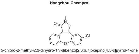 5-chloro-2-methyl-2,3-dihydro-1H-dibenzo[2,3:6,7]oxepino[4,5-c]pyrrol-1-one