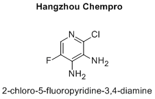 2-chloro-5-fluoropyridine-3,4-diamine